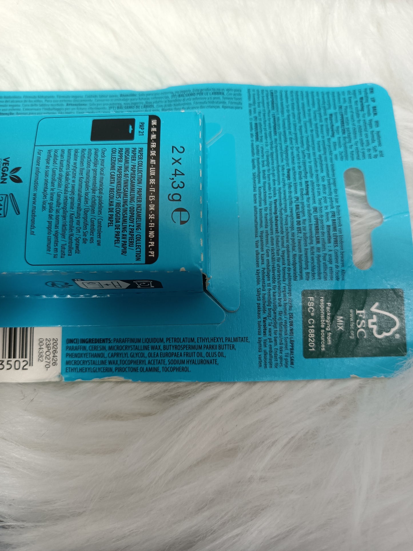 Baumes à lèvres hydro shock