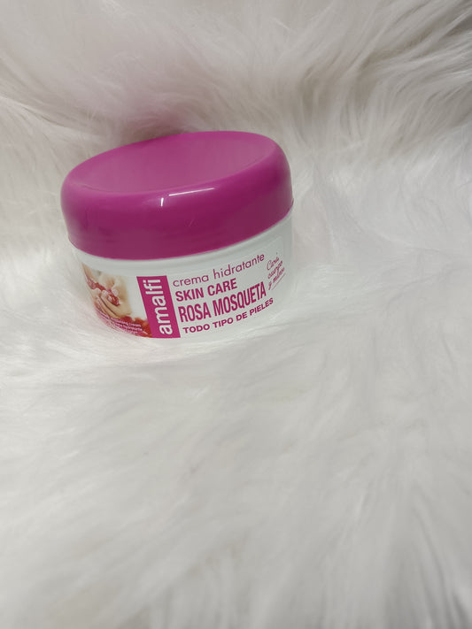 Crème hydratante corps, visage, mains rose musquée